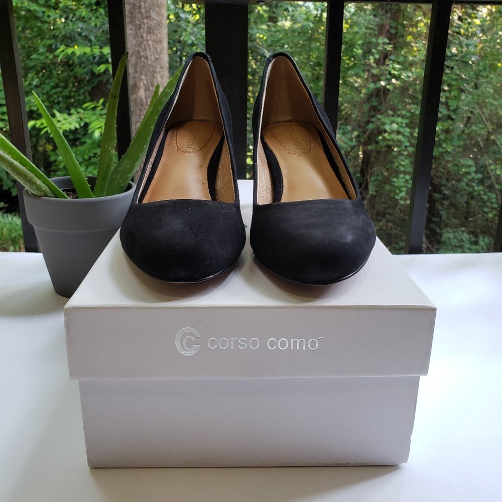 CORSO COMO Linnden Black Pumps Round Toe Size 5.5 - Picture 5 of 10